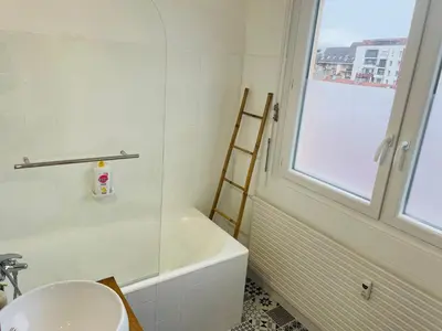 Salle de bains dans l'établissement Studio centre-ville République