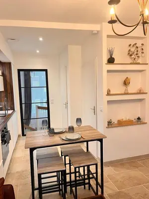 Cuisine ou kitchenette dans l'établissement Le loft sur rivière