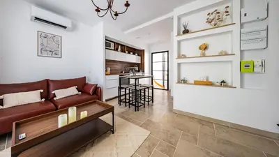 Cuisine ou kitchenette dans l'établissement Le loft sur rivière