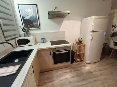 Cuisine ou kitchenette dans l'établissement Appartement 3 chambres - Drapeau