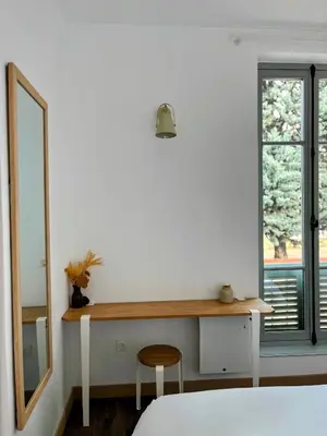 Un ou plusieurs lits dans un hébergement de l'établissement Le Ginkgo