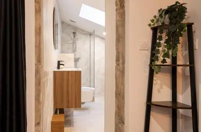 Salle de bains dans l'établissement Le Sigorgne Centre-ville Gare