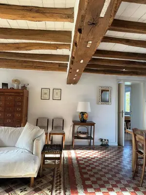 Coin salon dans l'établissement Casa Borgognona