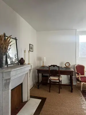 Coin salon dans l'établissement Casa Borgognona