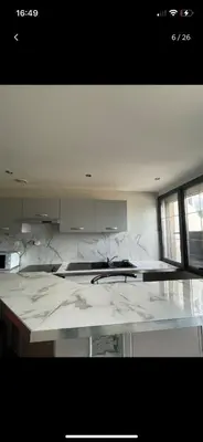 Cuisine ou kitchenette dans l'établissement Maison 15 minutes de Dijon Marsannay