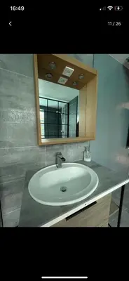 Salle de bains dans l'établissement Maison 15 minutes de Dijon Marsannay