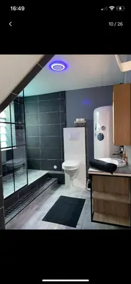 Cuisine ou kitchenette dans l'établissement Maison 15 minutes de Dijon Marsannay