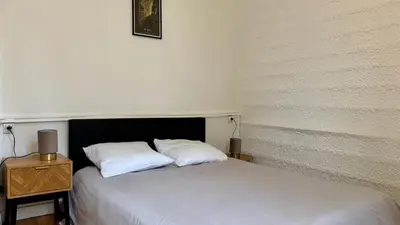 Un ou plusieurs lits dans un hébergement de l'établissement Au coeur d'Autun