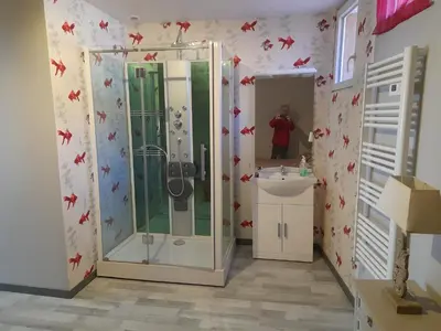 Salle de bains dans l'établissement le chêne