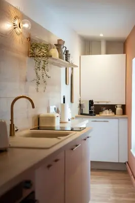 Cuisine ou kitchenette dans l'établissement Dijon hypercentre - Loge Buffon