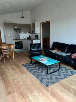 Cuisine ou kitchenette dans l'établissement Au Chalet Bourguignon 5