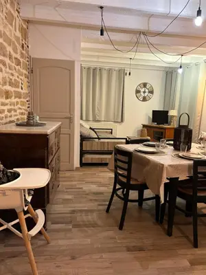 Coin salon dans l'établissement Comme à la maison