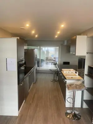 Cuisine ou kitchenette dans l'établissement Duplexe Fenay 15 min de dijon