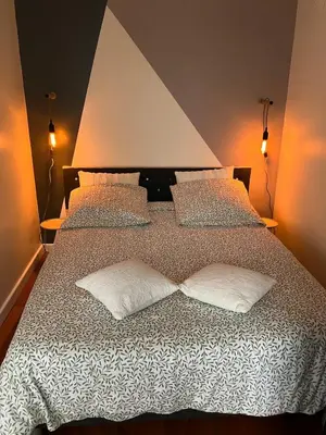 Un ou plusieurs lits dans un hébergement de l'établissement Cosy T2 centre-ville