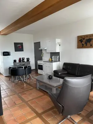 Cuisine ou kitchenette dans l'établissement Gîte de l 'Angeline