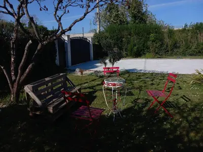 Jardin de l'établissement Le petit Appartement