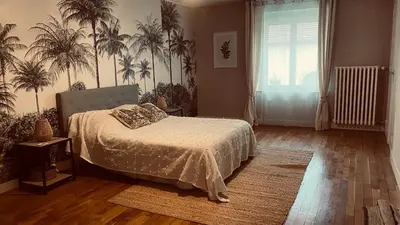 Un ou plusieurs lits dans un hébergement de l'établissement Au coeur de la Vallée Jura