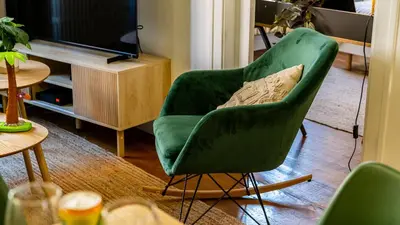 Télévision ou salle de divertissement dans l'établissement JunglAppart T3 Familial Proche Gare & Centre I Garage Inclus par CN Loc