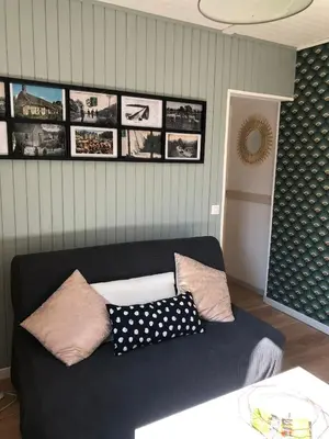 Un ou plusieurs lits dans un hébergement de l'établissement Chalet Sérénité