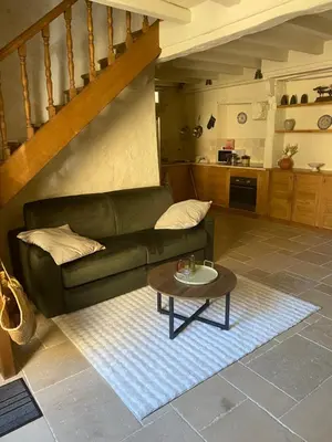 Coin salon dans l'établissement Maison authentique