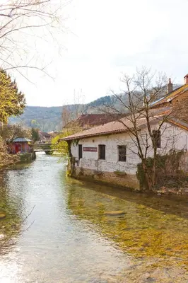 Paysage naturel près de la maison de vacances