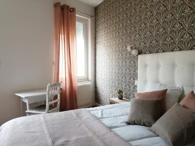 Un ou plusieurs lits dans un hébergement de l'établissement Appartement calme et raffiné