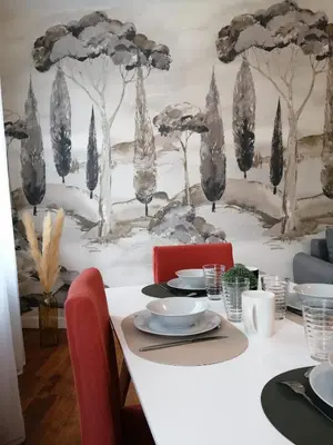 Coin salon dans l'établissement Appartement calme et raffiné
