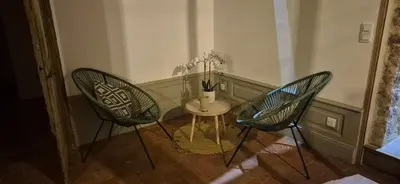 Coin salon dans l'établissement Les plaines