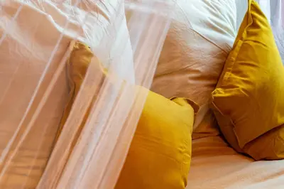 Un ou plusieurs lits dans un hébergement de l'établissement Marrakech - Rêve d'Orient