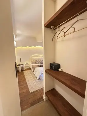 Un ou plusieurs lits dans un hébergement de l'établissement LES MALDIVES, T2, Balcon, Hyper centre Place aux Herbes
