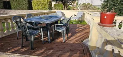 Balcon ou terrasse dans l'établissement Evasion Bourguignonne