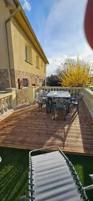 Balcon ou terrasse dans l'établissement Evasion Bourguignonne