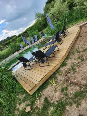 Paysage naturel près de la maison de vacances