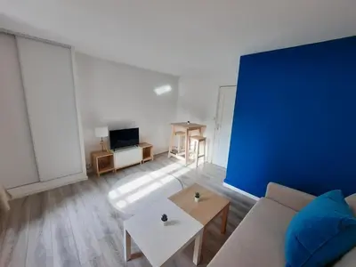 Télévision ou salle de divertissement dans l'établissement Le Perdrix 2 - Studio 2 prs, proche centre ville