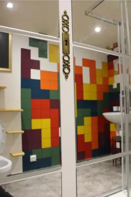Salle de bains dans l'établissement Chambre Swingy - Gîte les Zazous