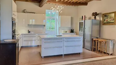 Cuisine ou kitchenette dans l'établissement La Casa Do - Havre de Paix au Bord de L'eau