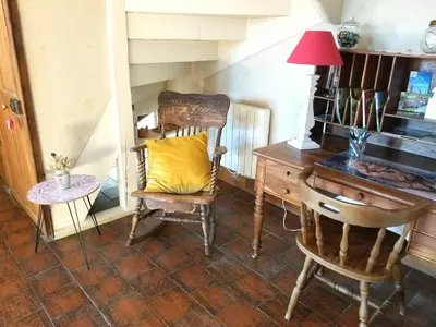 Coin salon dans l'établissement La Maison du Bonheur