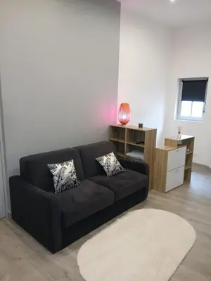 Coin salon dans l'établissement Appartement plein pied