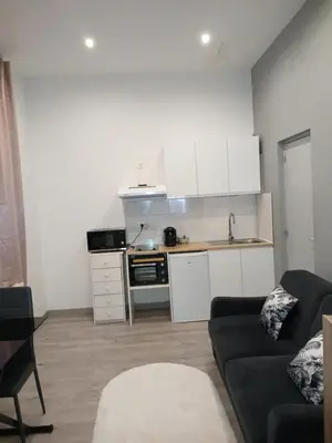 Cuisine ou kitchenette dans l'établissement Appartement plein pied