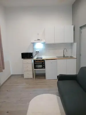Cuisine ou kitchenette dans l'établissement Appartement plein pied
