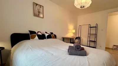 Un ou plusieurs lits dans un hébergement de l'établissement Les suites de Saint-Yves