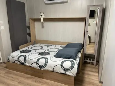 Un ou plusieurs lits dans un hébergement de l'établissement Chambre d'Hôte de l'Etang