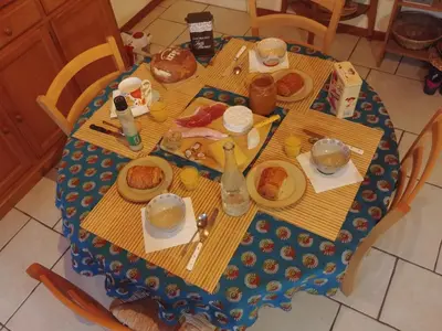 Nourriture dans le B&B/chambre d'hôtes ou à proximité