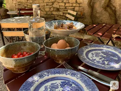 Nourriture dans le B&B/chambre d'hôtes ou à proximité