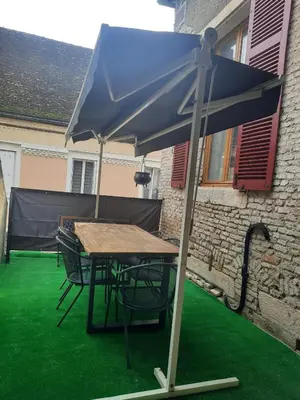 Terrasse ou espace extérieur de l'établissement La belle époque