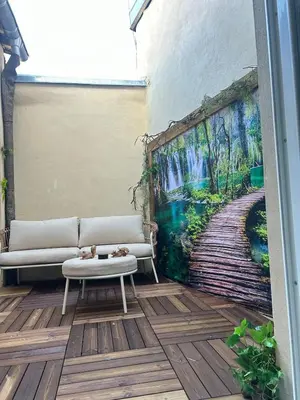 Jardin de l'établissement LE COTTAGE, T2, Hyper center, Terrasse