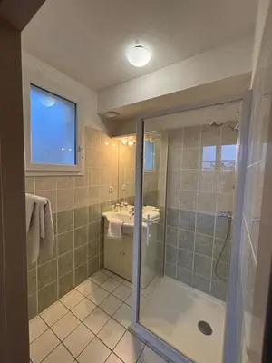 Salle de bains dans l'établissement Chez Juliette