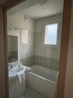 Salle de bains dans l'établissement Chez Juliette