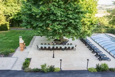 Jardin de l'établissement Kasteliades, Château de Burnand