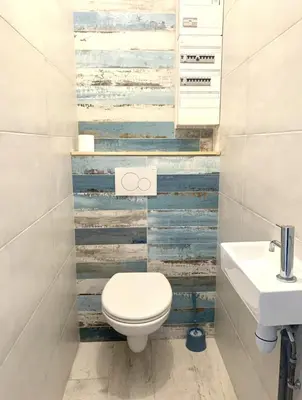 Salle de bains dans l'établissement Le Coup de Foudre Jardin - Spacieux